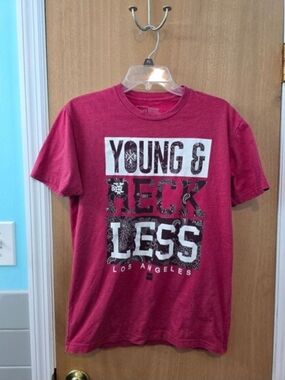 Young & Reckless Red Graphic Crewneck Tee